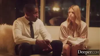 Deeper. BBC Deepthroat by Leah Lee While Husband is s.