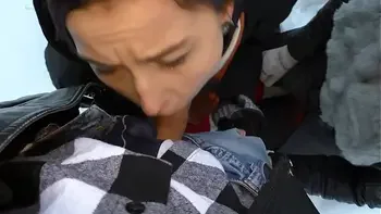 Two hot girls warm Cock