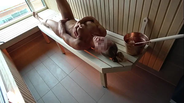 Risky Public Sauna Sex With A Perfect Fit Milf