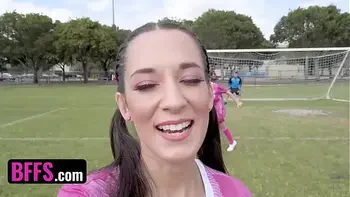 Soccer Girls Macy Meadows And Her Sexy Besties Seduce Ther New Coach And Fuck Him Silly - BFFS