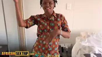 Petite African Teen Overestimated White Big Cock Now He's Deep In Hitting Her Stomach