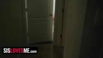 StepSis Mae Milano Teases StepBro Before Wrapping Her Juicy Lips Around His Cock - SisLovesMe