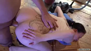 Skinny Super Slut#2: Carolina Love 1on1WET. Young Maid used by Old Man, Intense Anal, Piss Drinking, Facial