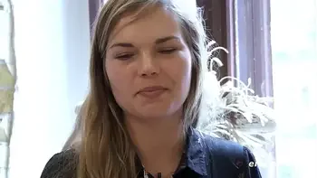 Ersties: Danish Babe Toys Her Hairy Pussy With a Glass Dildo