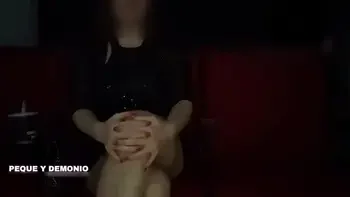 GROPED BY A STRANGER IN THE CINEMA... HE GOT MY PUSSY WET AND LET ME MASTURBATE IN PUBLIC.