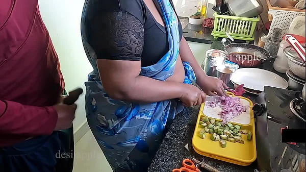 flashing and jerking infront of maid swathi in kitchen