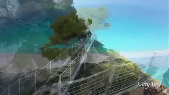 Pissing and getting a golden shower on my face in an exotic place