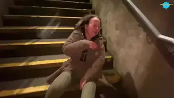 Cracky the street girl finaly gets to suck cock