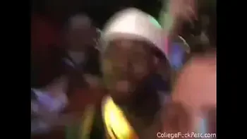 Attention whore straddling and fucking during a College fuck Fest Party