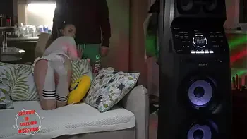 Stepsister excites her stepbrother while no one is home