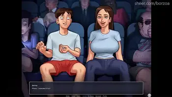 Stepsister:Make me cum in cinema now