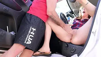 Squirting in Public - Compilation - Neighbours Watching - Pulled Over as Strangers Watch