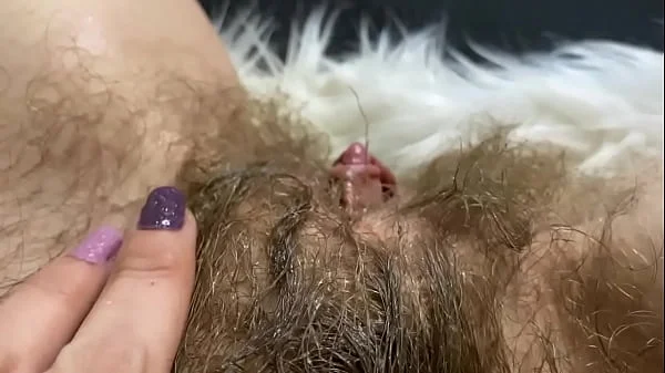 Huge erected clitoris fucking vagina deep inside big orgasm