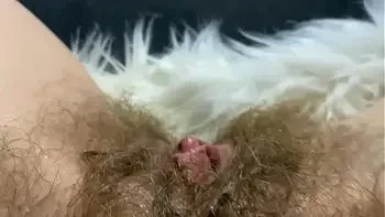 Huge erected clitoris fucking vagina deep inside big orgasm