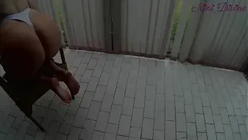 He cums twice on my huge ass! French Amateur Couple!