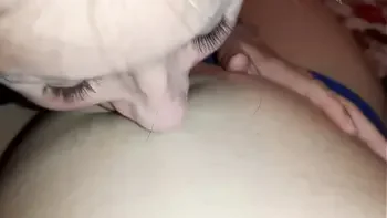 My stepdaughter licks me while my husband is at work