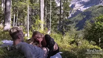Nature And Wild Fuck in Swiss Alps - MiraDavid