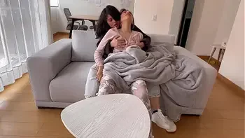 Curing my stepsister's flu with sex dirtying my stepmom's new sofa.