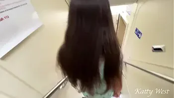 Public pickup in Train - wife cheating husband with stranger and gets fucked in the next compartment