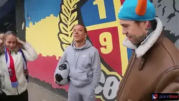 Big booty baddies foursome after a soccer game