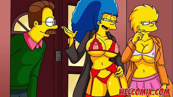 Margy's Revenge! Cheated on her husband with several men! The Simptoons Simpsons