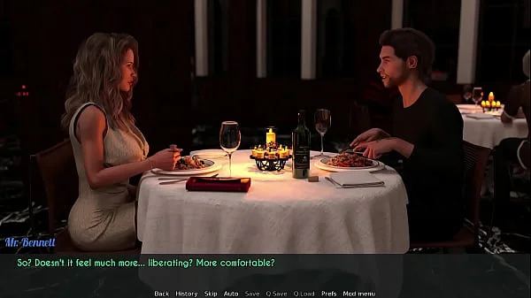 A Wife And StepMother (AWAM) #11 - Dinner  with Bennett - Porn games, Adult games, 3d game