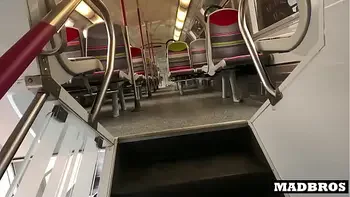 I fuck my chilean friend's good ass in a public train and at her place after seeing each other again