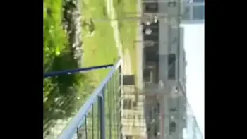 fucking on the balcony in front of the neighbors