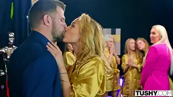 TUSHY Stunning model Kelly Collin's exclusive DP debut