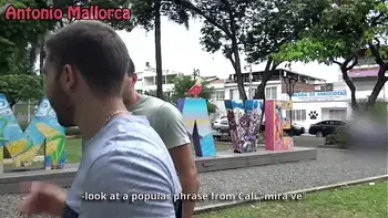 Showing How To Pick Up Hot Girls In Public To My Colombian Friend - Brian Evansx & Silvana Lee