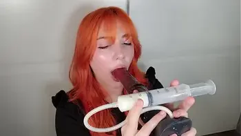 Deepthroat And Throatpie Antics   Heavy Sucking Action