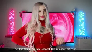 Slutty MILF TV Presenter Fucked Hard in Mouth and Pussy During Her TV Show