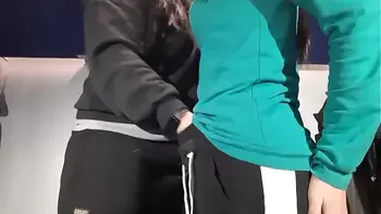 Our hot lesbian sex with a random stranger in a train compartment - Lesbian Illusion Girls