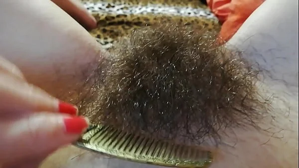 Hairy Bush Compilation with Huge clitoris