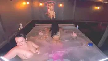 Hot Tub Threesome With Queen Rogue and Mandi May WCA Productions
