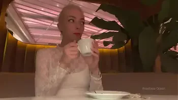 Blowjob in public restaurant's restroom. Casual sex with stranger. Hotwife’s revelation. Ep. 2.