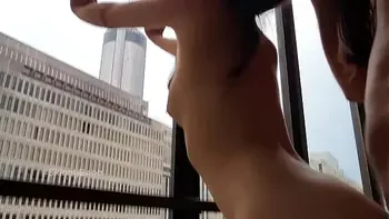 Fucking his wife in front of all his co workers. Cheating wife