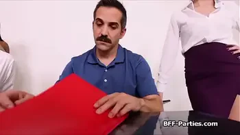 Cheated on husband fucks three big tits at once