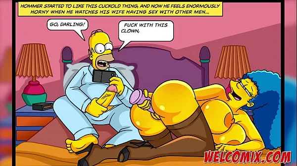 Christmas Present! Giving his wife as a gift to beggars! The Simptoons, Simpsons Hentai