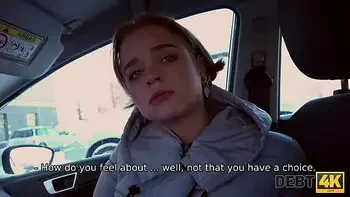 DEBT4k. Blonde coquette wants to buy new boots so why sells pussy