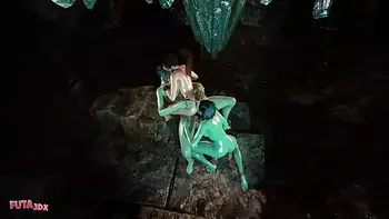 Futa3dX - TOMB RAIDER Gets SPITROASTED & TRAIN FUCKED HARD By Naughty Filthy Cave Trolls