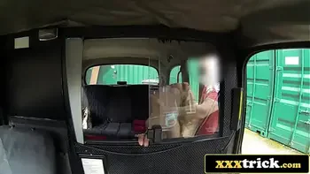 Big Fake Tits British Bird Screwed By an Older London Cabbie