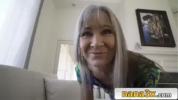 Tight-Bodied Horny Stepgrandmother Teaching Young Couple to Fuck