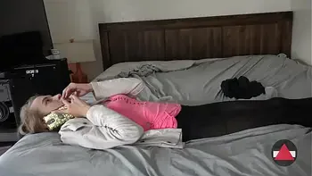 Relax!  He's just dry humping me to release tension!