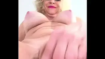 Mature Lady Having Fun During Break At Work