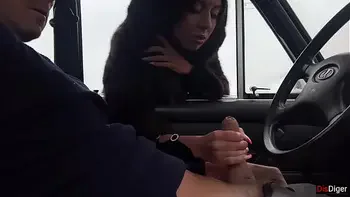 Stranger gave me a handjob through the car window on public parking