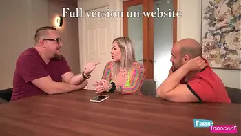 Fresh & Innocent - Teen Bloonde with Big Boobs Fucked in the Ass by 2 Cocks