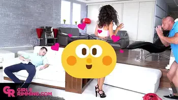 Sexy Teen Latina DP fucking and Rimming