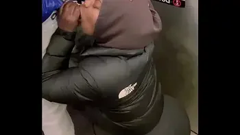 PUBLIC 11INCH BBC SUCKED FAST ON SUBWAY