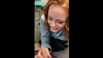 Sucking my boss dick behind other workers